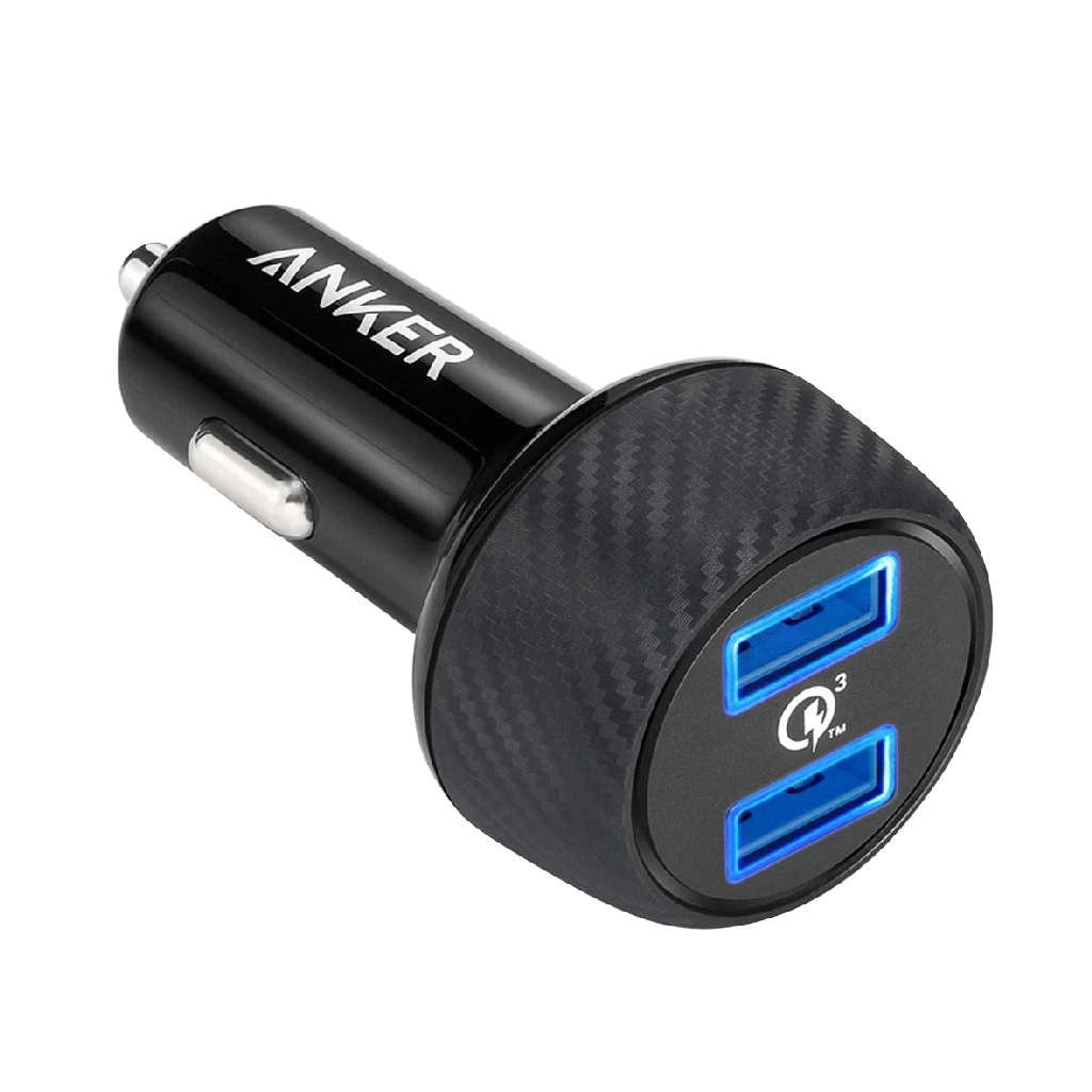 מטען רכב ANKER PowerDrive 39W 2 Port QC 3.0