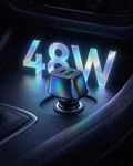 מטען מהיר לרכב 48W טייפ-סי PD ו-USB QC 3.0 מטען בלבד ANVIL 2