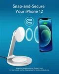 מטען אלחוטי עם מעמד מגנטי ANKER PowerWave 2-in-1 2
