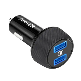 מטען רכב ANKER PowerDrive 39W 2 Port QC 3.0