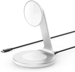 מטען אלחוטי עם מעמד מגנטי ANKER PowerWave 2-in-1