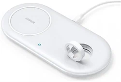 משטח טעינה אלחוטית עם מעמד שעון Anker PowerWave+ Pad
